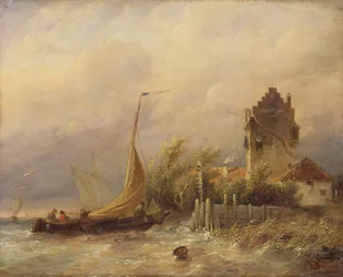 Die Heimkehr des Fischerbootes, 1846